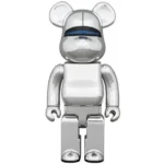 400% Bearbrick - Hajime Sorayama Robot (Blue Lights ed.)