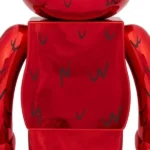 400% & 100% Bearbrick Set - Elmo (Chrome)