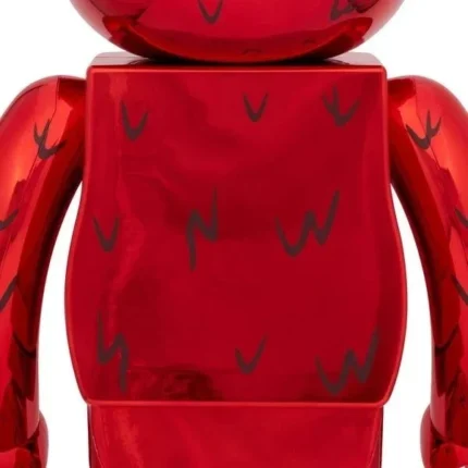400% & 100% Bearbrick Set - Elmo (Chrome)