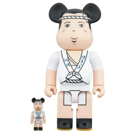 400% & 100% Bearbrick Set - Hosei Hasegawa Hakatakko Junjou