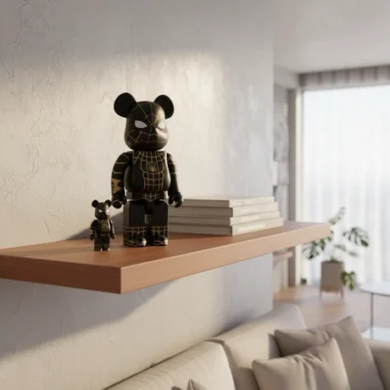 400% & 100% Bearbrick - Spider-Man: No Way Home (Black & Gold Suit)