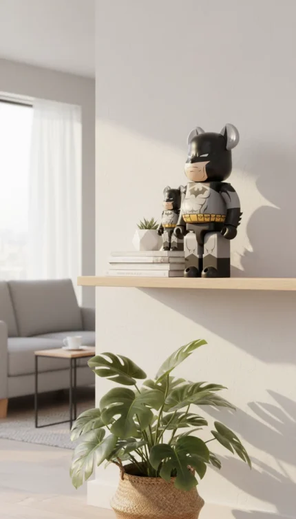 400% & 100% Bearbrick Set – Batman Hush (Black ver.)