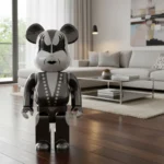 1000% Bearbrick - KISS Demon (Chrome Edition)