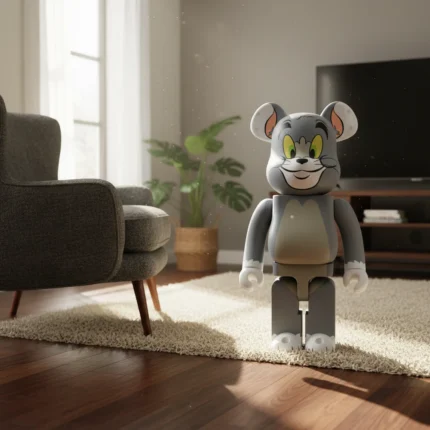 1000% Bearbrick - Tom Flocky Edition (Tom & Jerry)