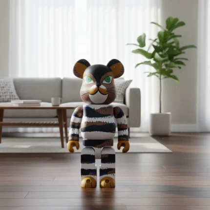 1000% Bearbrick - Yoko Sano The Cat That Lived a Million Times Tora Neko