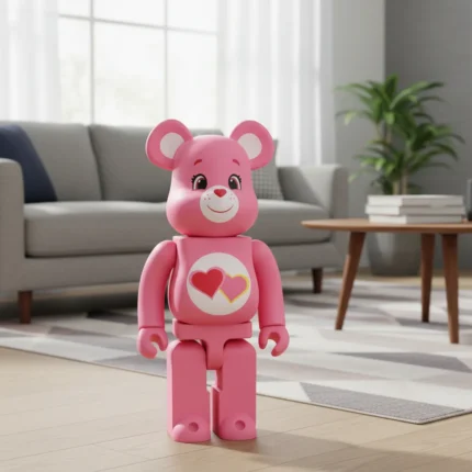 1000% Bearbrick - Love-A-Lot Bear (Care Bears)