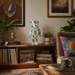 1000% Bearbrick - Grateful Dead (Dancing Bears Pattern)