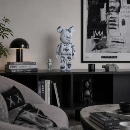400% & 100% Bearbrick Set - Andy Warhol (Elvis Presley)