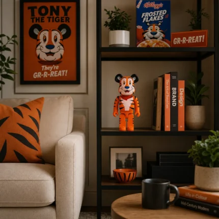 1000% Bearbrick - Tony The Tiger Flocky (Kellogg's)