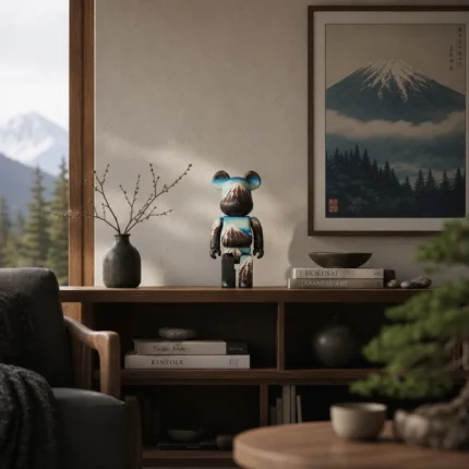 1000% Bearbrick - Katsushika Hokusai (Sanka Hakuu)