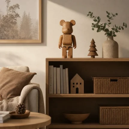 400% Bearbrick - Karimoku Ichigashi (Quercus Gilva)