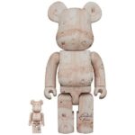 400% & 100% Bearbrick Set - Leonardo Da Vinci (Vitruvian Man)