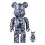 400% & 100% Bearbrick Set - Moon Footprints (NASA)
