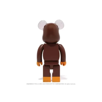 400% Bearbrick - Baby Milo by BAPE (Ear Clear Ver.)