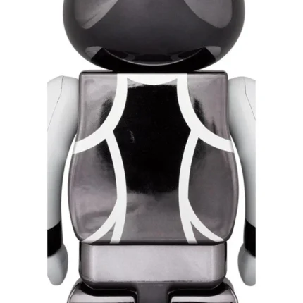 400% & 100% Bearbrick Set - KISS Catman (Chrome Edition)