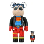 400% & 100% Bearbrick Set - Superboy (Superman)