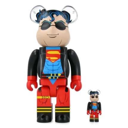 400% & 100% Bearbrick Set - Superboy (Superman)