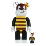 400% & 100% Bearbrick Set – Kellogg’s (Honey)