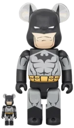 400% & 100% Bearbrick Set – Batman Hush (Black ver.)