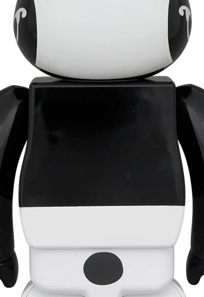 400% Bearbrick - Smurf (Black)
