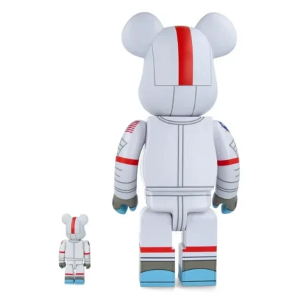 400% & 100% Bearbrick Set - Apollo 17 Astronaut (NASA)
