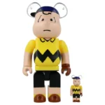 400% & 100% Bearbrick Set – MLB x Peanuts - Charlie Brown (New York Mets)