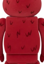 400% & 100% Bearbrick Set - Elmo (Flocked)