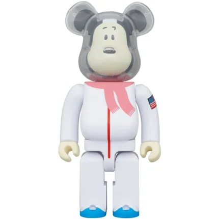 400% Bearbrick Set - Astronaut Snoopy (BWWT 3)