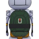 400% & 100% Bearbrick Set - Metalhead (Teenage Mutant Ninja Turtles)