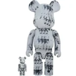 400% & 100% Bearbrick Set - Andy Warhol (Elvis Presley)