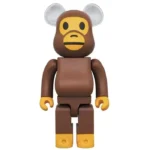 400% Bearbrick - Baby Milo by BAPE (Ear Clear Ver.)