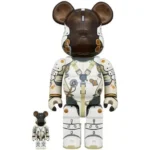 400% & 100% Bearbrick Set - LUDENS by Hideo Kojima (Japan edition)