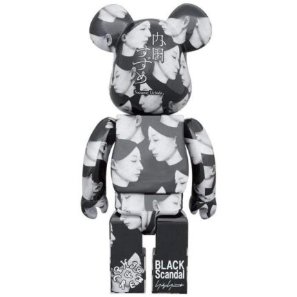 400% & 100% Bearbrick Set - Multiple Selves - Black Scandal (Yohji Yamamoto x Suzume Uchida)