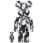 400% & 100% Bearbrick Set - Multiple Selves - Black Scandal (Yohji Yamamoto x Suzume Uchida)