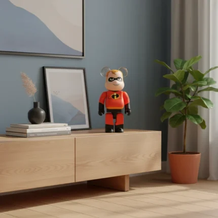 400% & 100% Bearbrick Set - Mr. Incredible (Walt Disney)