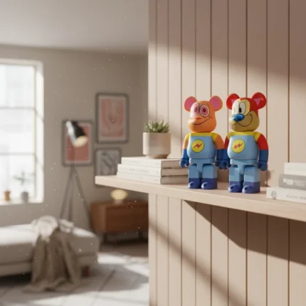 400% Bearbrick Set - Ren & Stimpy (Space Madness)
