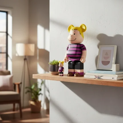 400% & 100% Bearbrick Set - Schroeder (Peanuts)