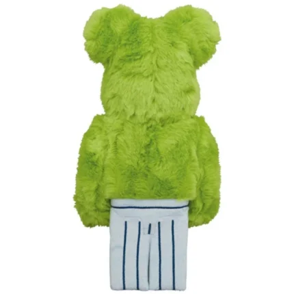 400% & 100% Bearbrick Set - Oscar The Grouch - Costume Edition (Sesame Street)