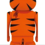400% & 100% Bearbrick Set - Tony The Tiger Flocky (Kelloggs)