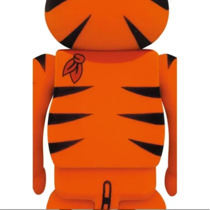 400% & 100% Bearbrick Set - Tony The Tiger Flocky (Kelloggs)