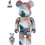 400% & 100% Bearbrick Set - Lake Natron Overview (Benjamin Grant)